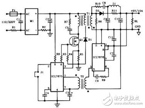 雙邊與開關(guān)電源電子電路設(shè)計(jì)圖