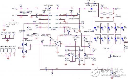 LED調(diào)光控制系統(tǒng)電路設(shè)計(jì)圖——電路圖天天讀（141）